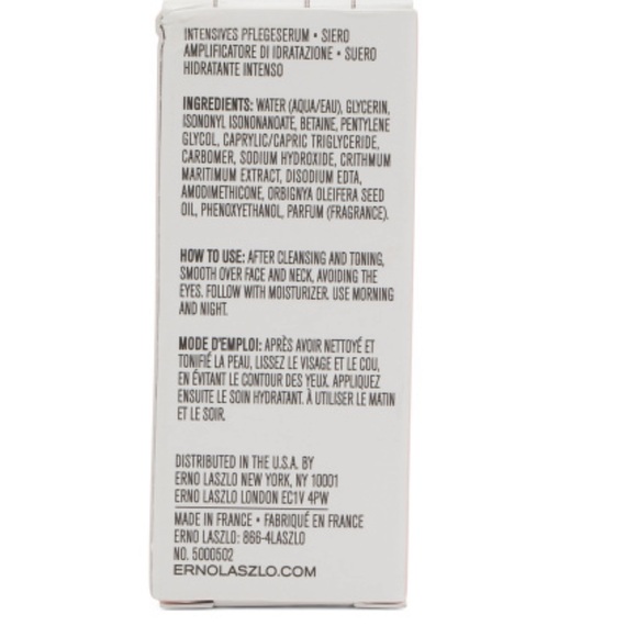 ERNO LASZLO $$$$ Rich MADE IN FRANCE HYDRA THERAPY BOOST SERUM RICH NEW Intense - Picture 2 of 2